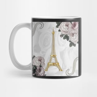 Paris Eiffel Tower French Vintage Shabby Chic Design France Mug